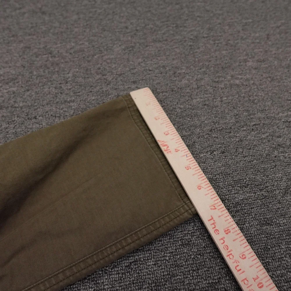 Roark Pants Mens 33x31 Green Elastic Waist Drawstring Canvas Stretch Casual